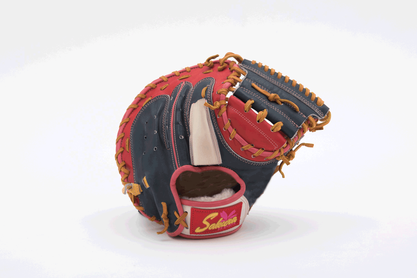 桜グラブ　オーダーグローブ 軟式　内野手用 ソフトボール 革ボール用】桜グラブ捕手用オーダーグローブ